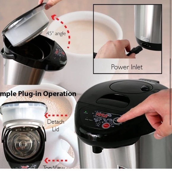 NutriChef Electric Hot Water Kettle -Tea Kettle Stainless Steel Inner - Picture 4 of 16